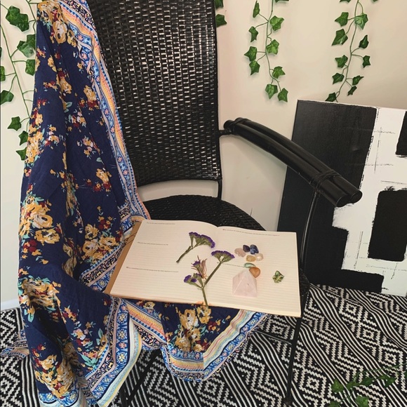 Mixed blue Kimono. - Picture 2 of 6